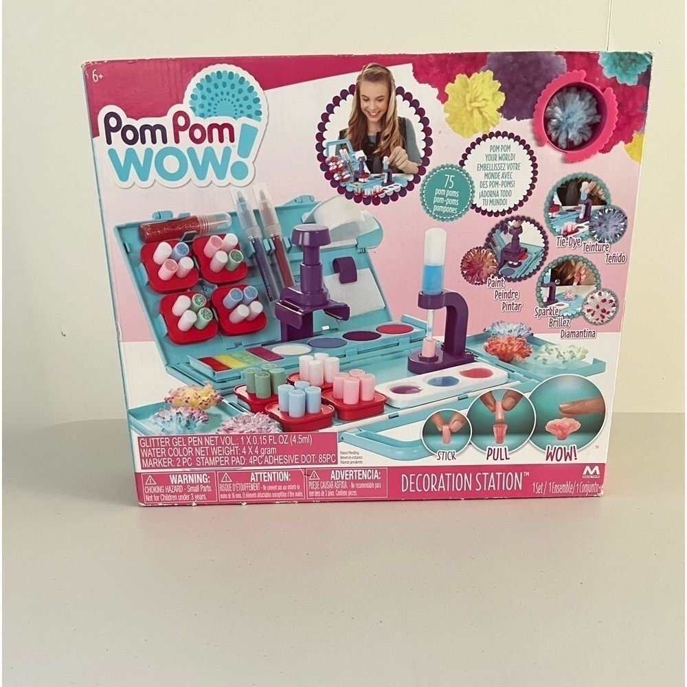 Pom Pom Wow Decoration Creation Station Craft Kit for Kids